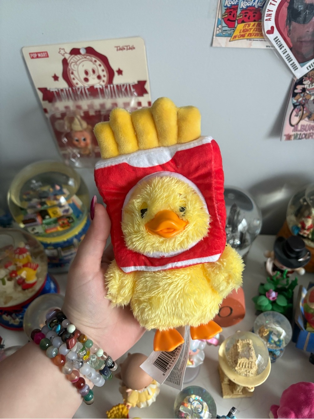 duck plush pendant keychain